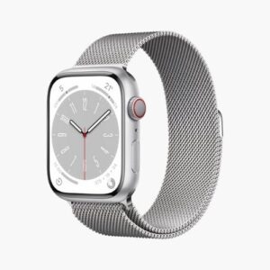 Apple Watch Series 8 45mm Edelstahl Milanaise Armband + Cellular