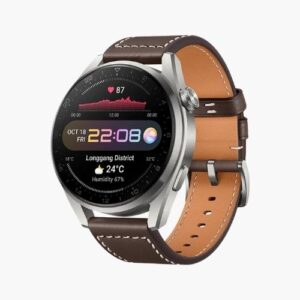 Huawei Watch 3 Pro Classic 49mm Silber Lederarmband Braun